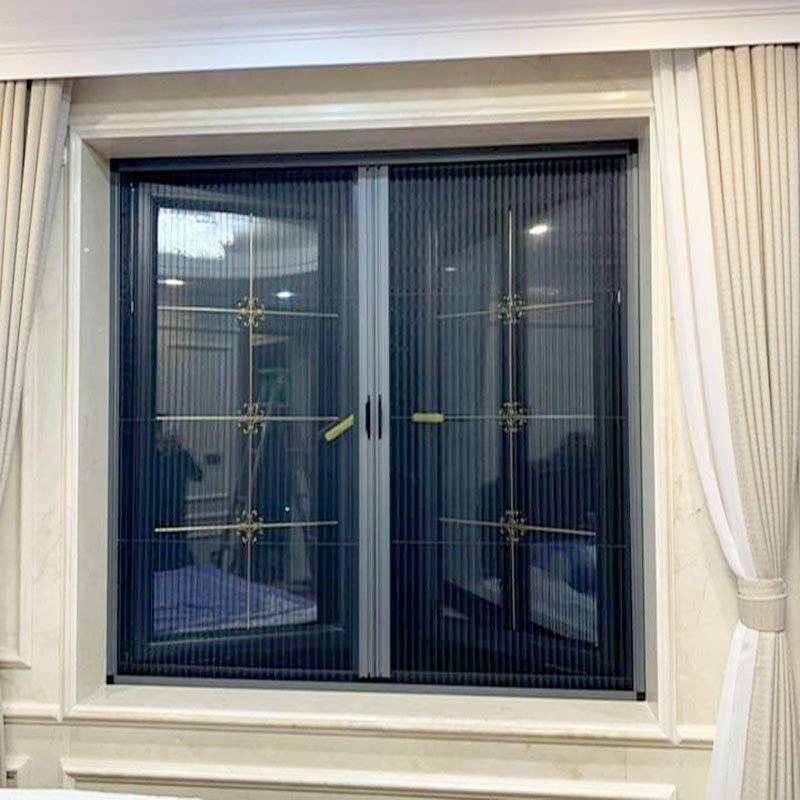 Trang Chủ Cửa lưới chống muỗi dạng xếp màu ghi HP01