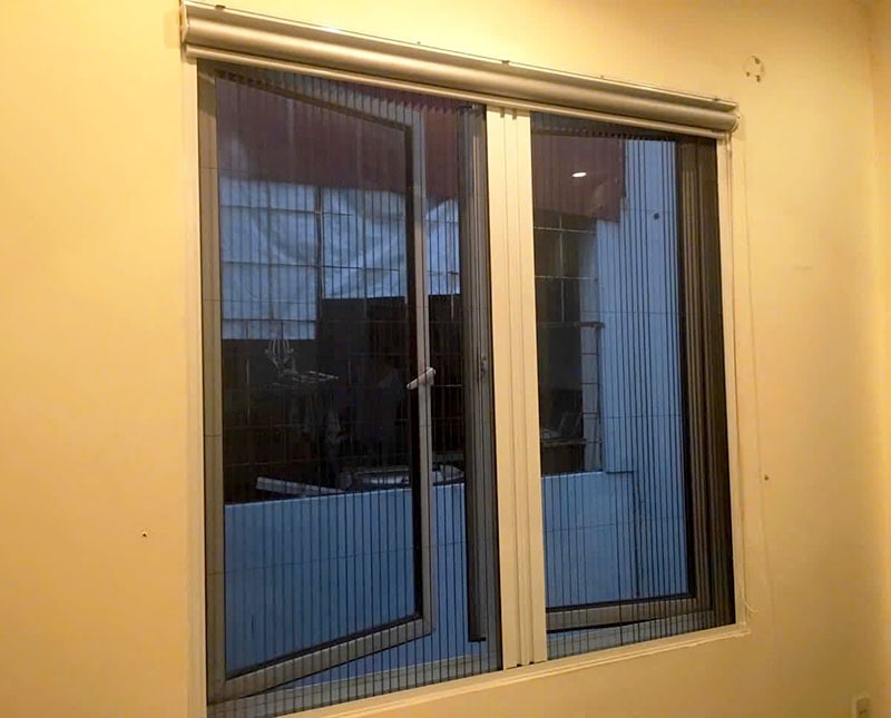 cửa chống muỗi lắp vị trí cửa sổ tại thị  trấn sóc sơn