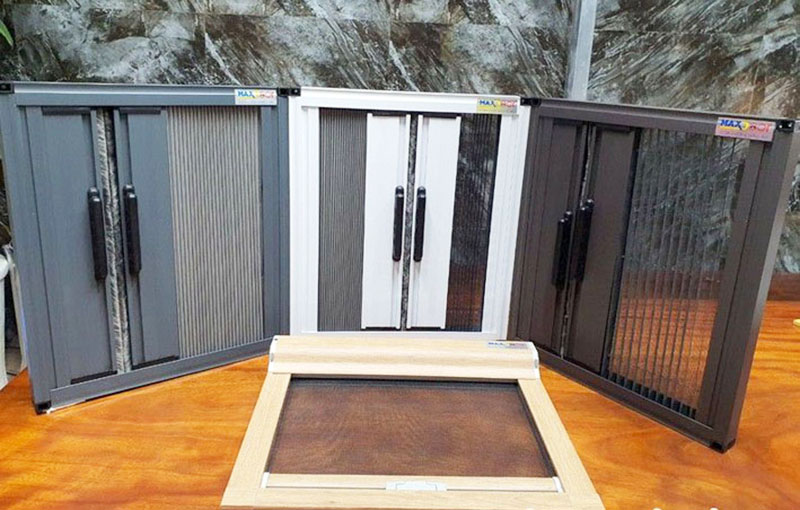 các loại cửa chống muỗi lắp tại Hoàng Mai
