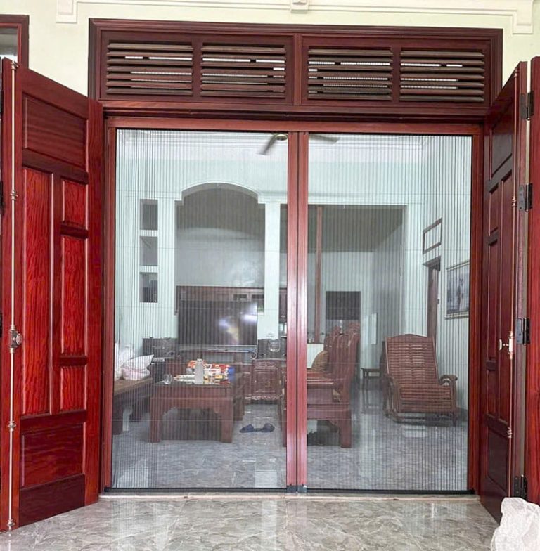 Cửa lưới chống muỗi giúp bảo vệ sức khỏe gia đình, ngăn côn trùng xâm nhập hiệu quả