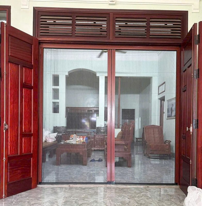 Cửa lưới chống muỗi giúp bảo vệ sức khỏe gia đình, ngăn côn trùng xâm nhập hiệu quả