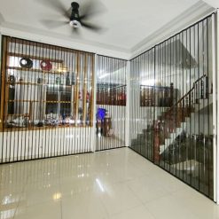 cửa xếp lá nhựa phân chia phòng thẩm mỹ