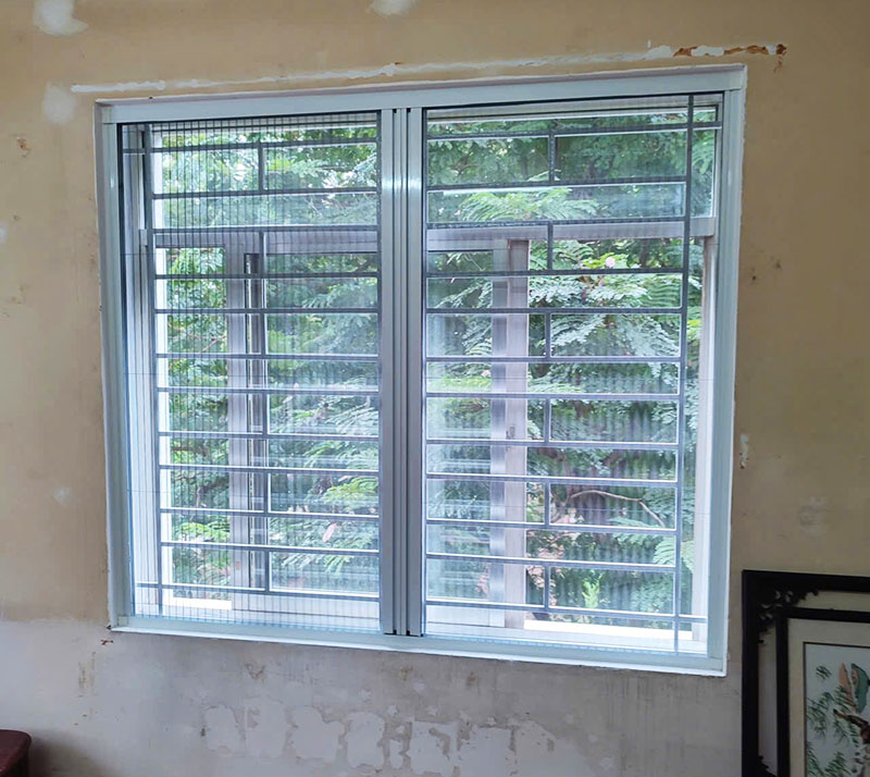 cửa chống muỗi dạng xếp tại hưng yên 