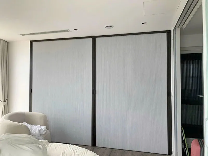 Thực tế vách ngăn tổ ong lắp tại cầu giấy 
