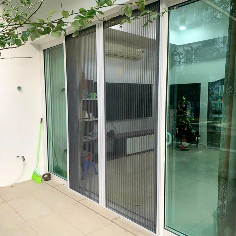 cửa chống muỗi xếp ngang